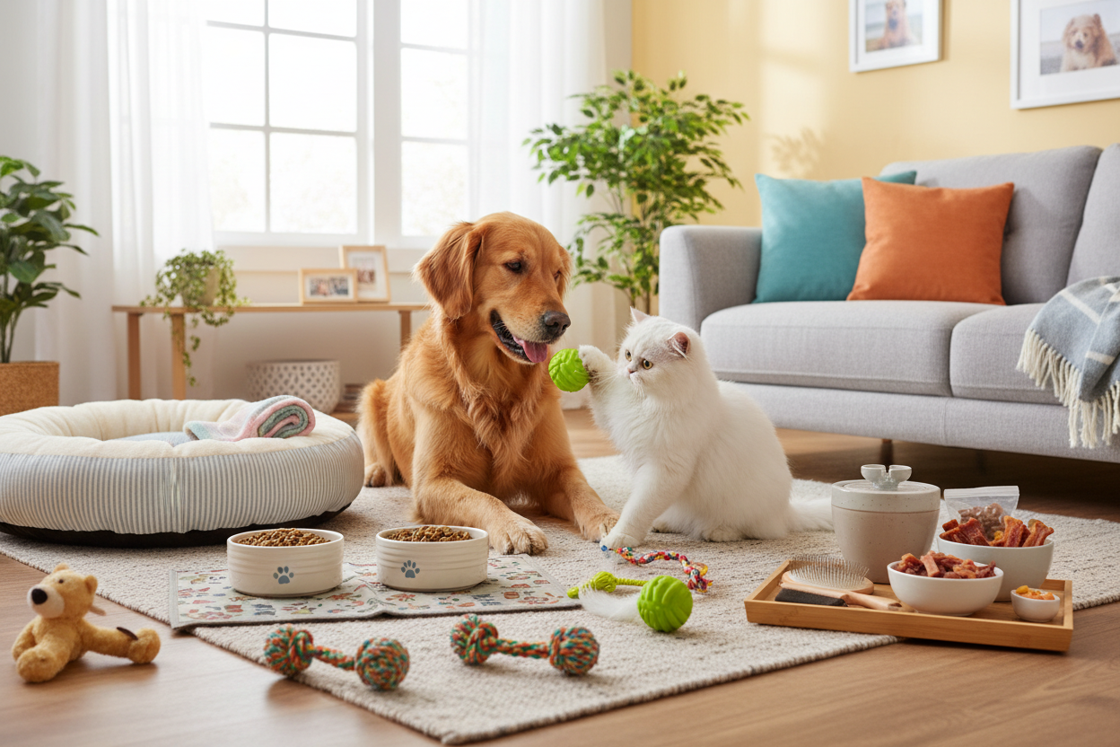 Pet Essentials for Dogs & Cats | Premium Pet Accessories | AuraOpul