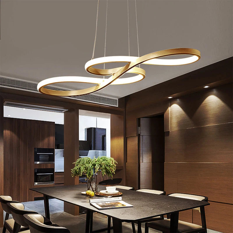 Modern Minimalist Dimmable LED Pendant Chandelier Light