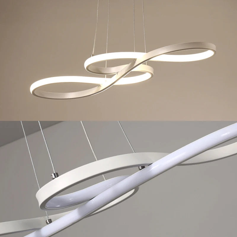 Modern Minimalist Dimmable LED Pendant Chandelier Light