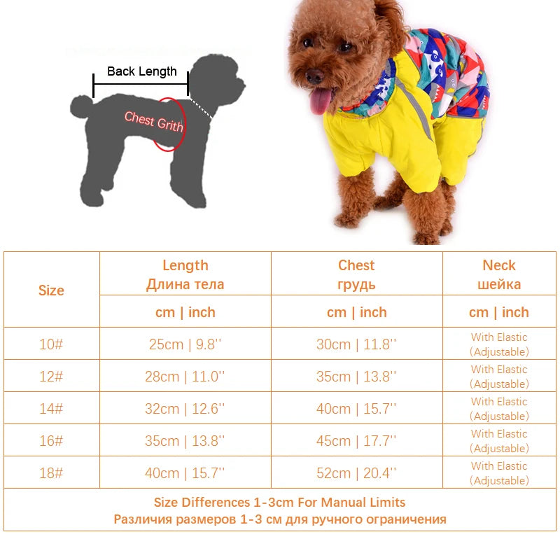 Luxury Dog Winter Jacket Warm Zipper Coat for Small to XXL Dogs and Cats