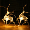 Battery LED Reindeer String Lights Christmas Garland Party Decor