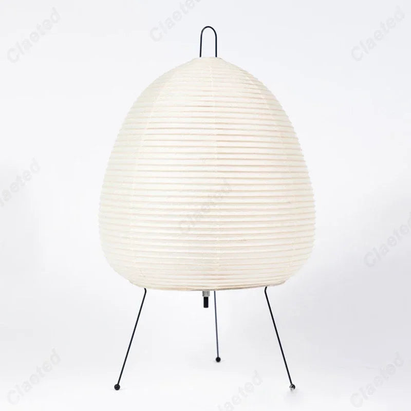 Japanese Minimalist Rice Paper LED Table Lamp