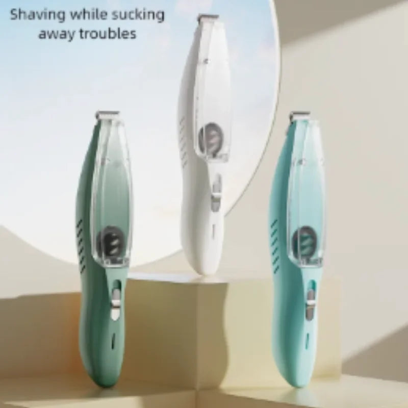 Electric Pet Grooming Clipper Kit Dog Cat Hair Trimmer with Suction