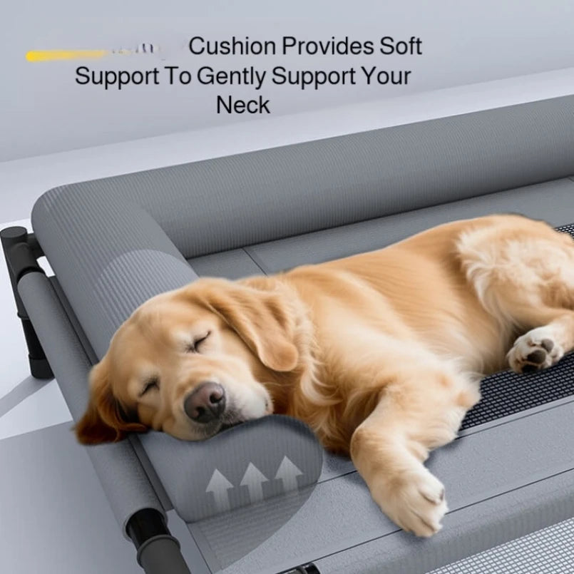Breathable Mesh Pet Bed Raised Waterproof Dog Cat Bed Washable