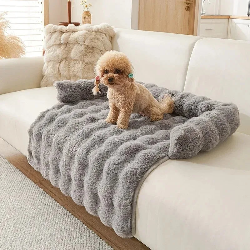 Soft Basket Dog Bed Cushion for Large and Small Dogs