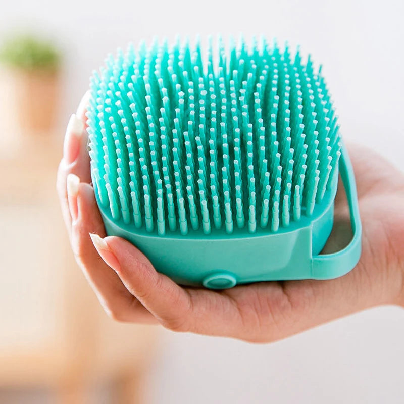 Soft Silicone Pet Bath Brush Dog Cat Grooming Massager Comb
