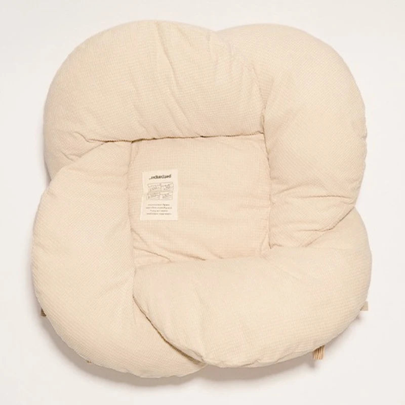 Petal Cat Bed Nest Soft Sleeping Cushion for Cats and Small Dogs
