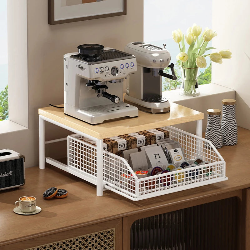 Kitchen Countertop Organizer Multi Use Shelf for Microwave and Spices