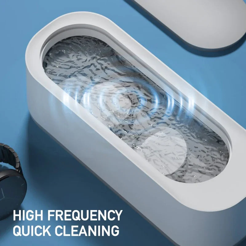 Ultrasonic Jewelry Glasses Watch Makeup Brush Cleaner