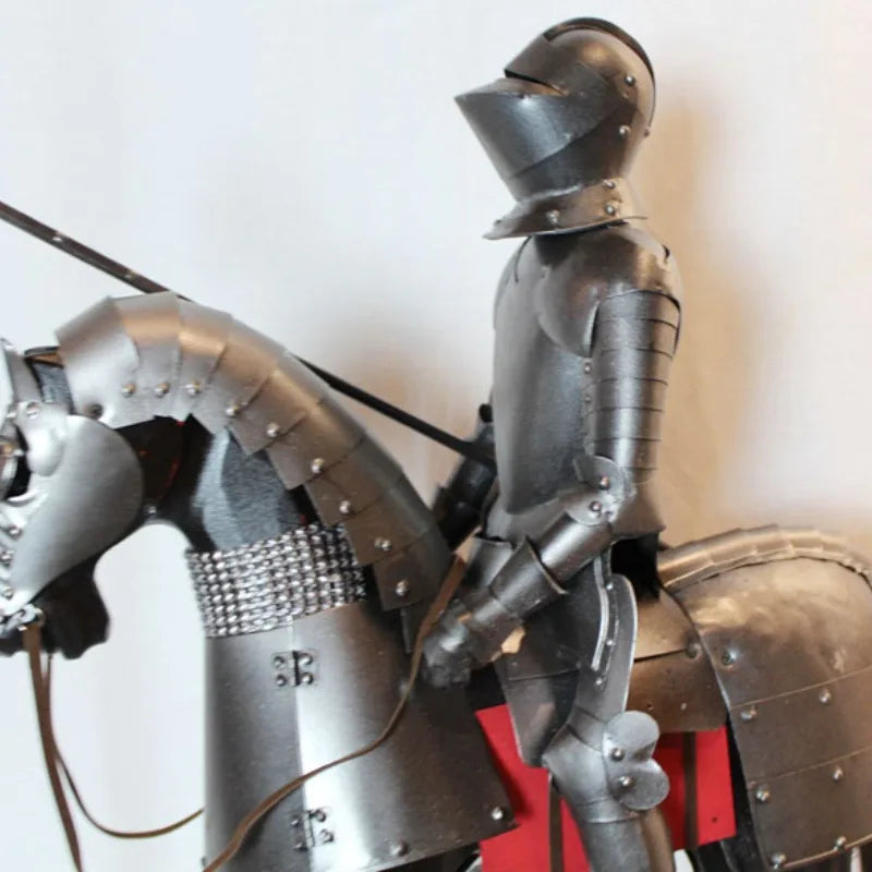 Vintage Medieval Knight Armor Figurine Home Decor Gift