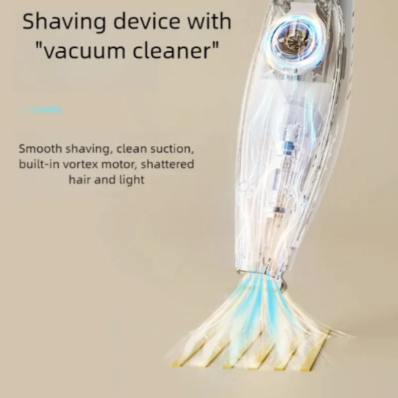 Electric Pet Grooming Clipper Kit Dog Cat Hair Trimmer with Suction