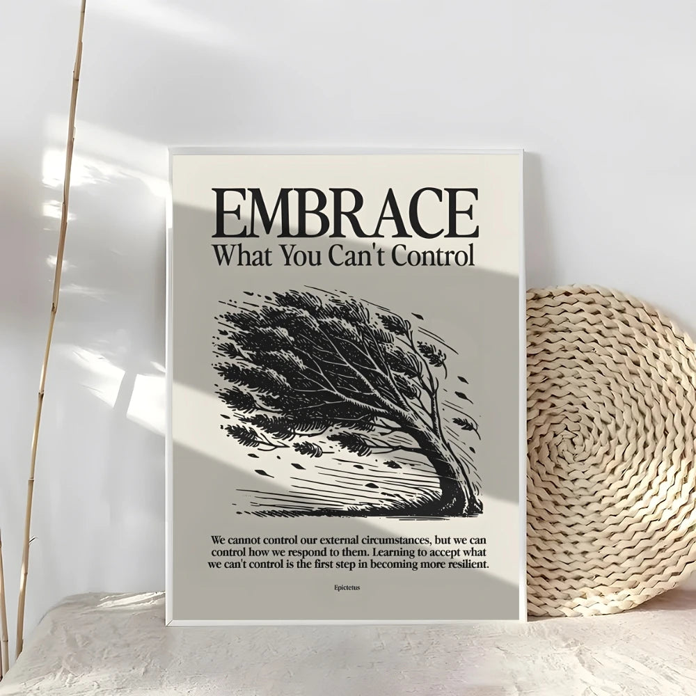 Inspirational Quotes Wall Art Poster Home Office Restaurant Decor