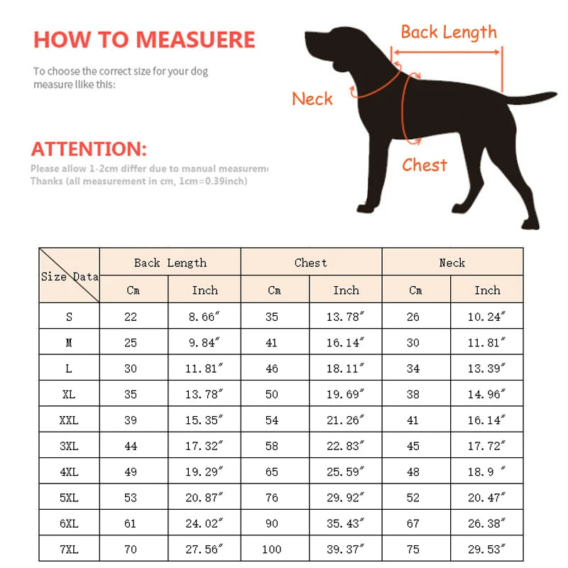 Waterproof Dog Winter Jacket Outdoor Coat for Large Dogs