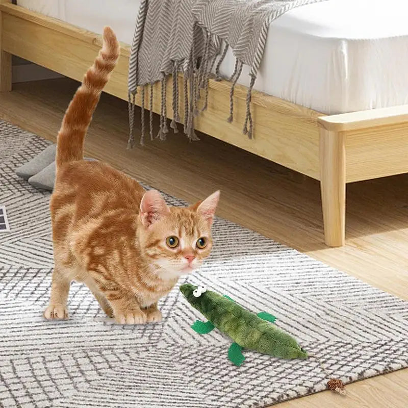 Soft Crinkle Cat Chew Toy Interactive Teething Toy for Cats