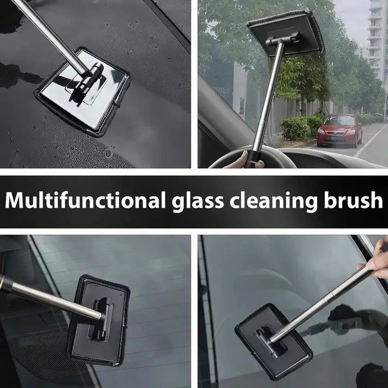Telescopic Car Windshield Cleaning Brush Auto Glass Wiper Tool