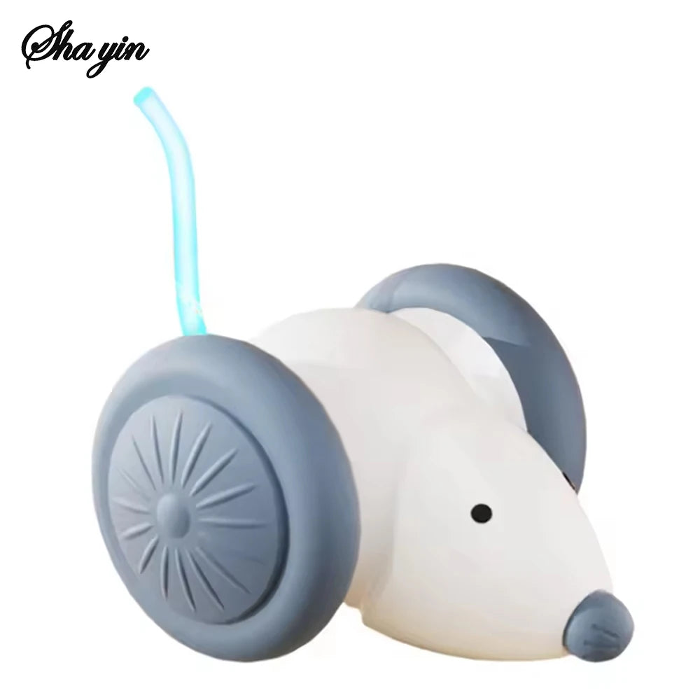 Electric Running Mouse Cat Toy Interactive Self Play Pet Toy