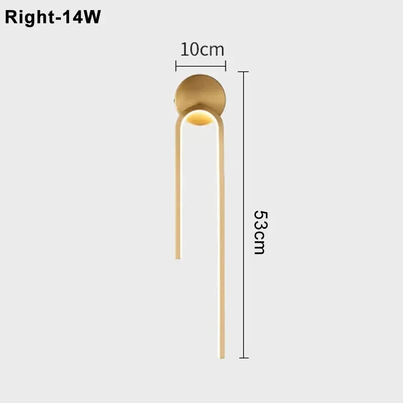 Modern LED Wall Sconce Indoor Light for Living Room Bedroom Bedside
