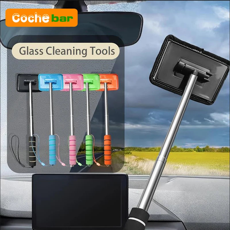 Telescopic Car Windshield Cleaning Brush Auto Glass Wiper Tool