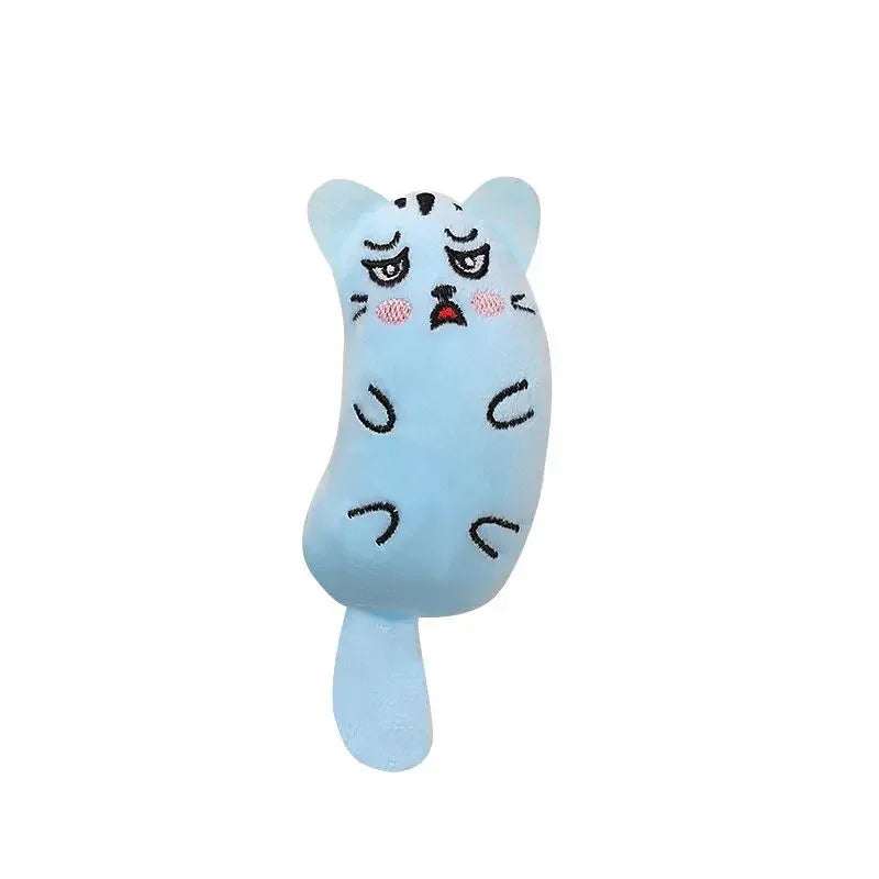 Cute Interactive Plush Cat Toy Catnip Chew Toy for Kittens