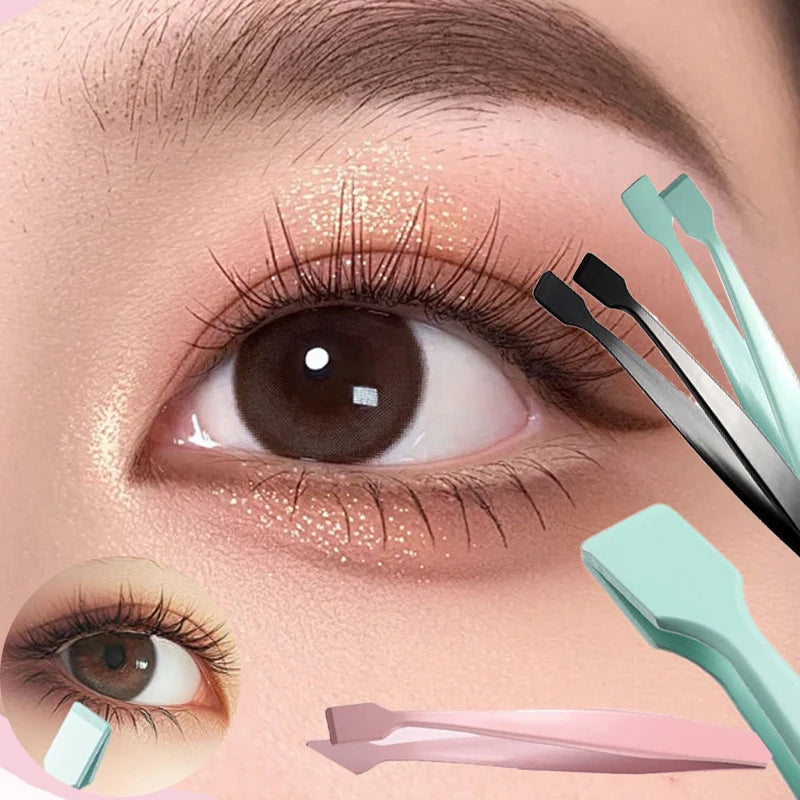 Professional Eyelash Extension Tweezers Precision Stainless Steel Tool
