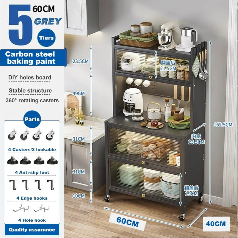 Countertop Organizer Kitchen Pantry Storage Shelf for Home Office