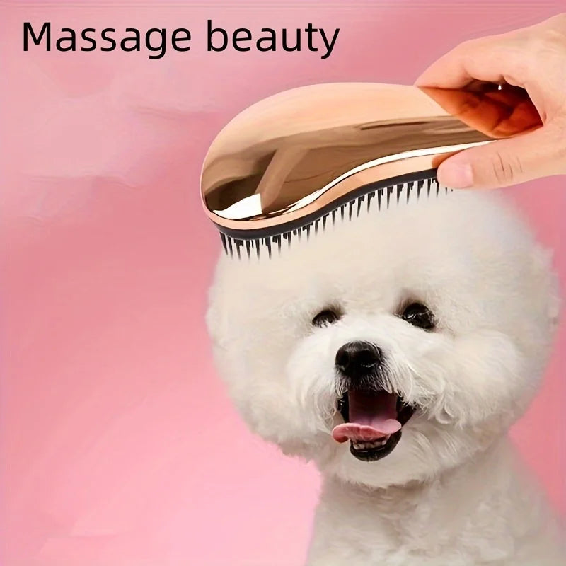 Pet Deshedding Grooming Comb Dog Cat Hair Removal Brush