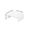 Stackable Kitchen Cabinet Organizer Plastic Shelf for Dishes and Cups
