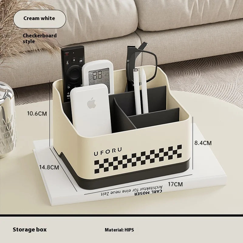 Desktop Storage Box Remote Control Organizer Stationery Holder