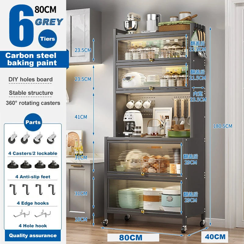 Countertop Organizer Kitchen Pantry Storage Shelf for Home Office