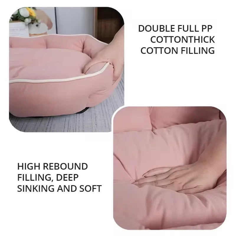 Large Pet Sofa Bed Warm Dog and Cat Sleeping Cushion
