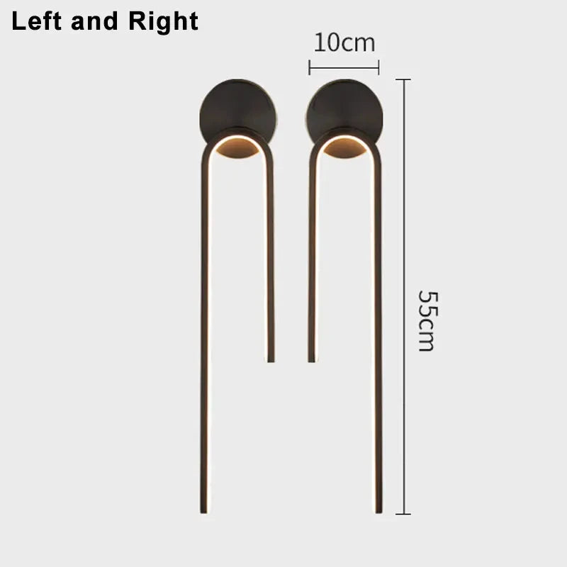 Modern LED Wall Sconce Indoor Light for Living Room Bedroom Bedside