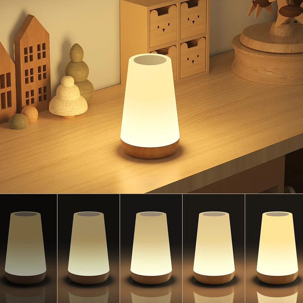 RGB Color Changing LED Night Light USB Rechargeable Touch Lamp