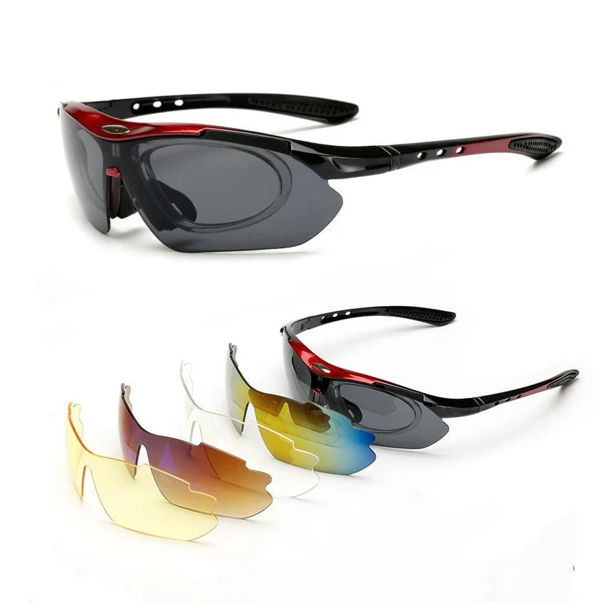 Sports Cycling Sunglasses UV Protection Bike Riding Glasses for Men Women