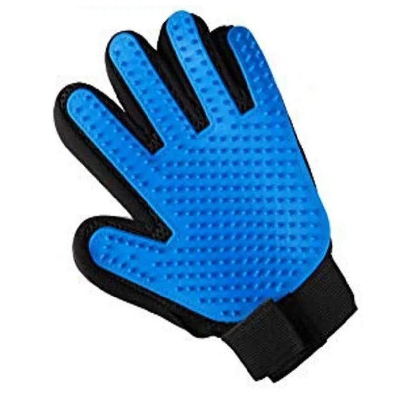 2 Sided Pet Grooming Kit Brush and Bath Glove for Dog Cat Rabbit Fur