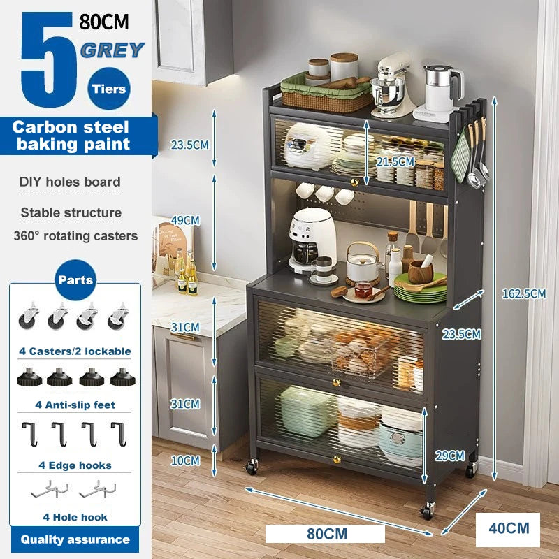 Countertop Organizer Kitchen Pantry Storage Shelf for Home Office