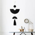 Boho Wooden Dream Catcher Wall Art Macrame Tassel Home Decor