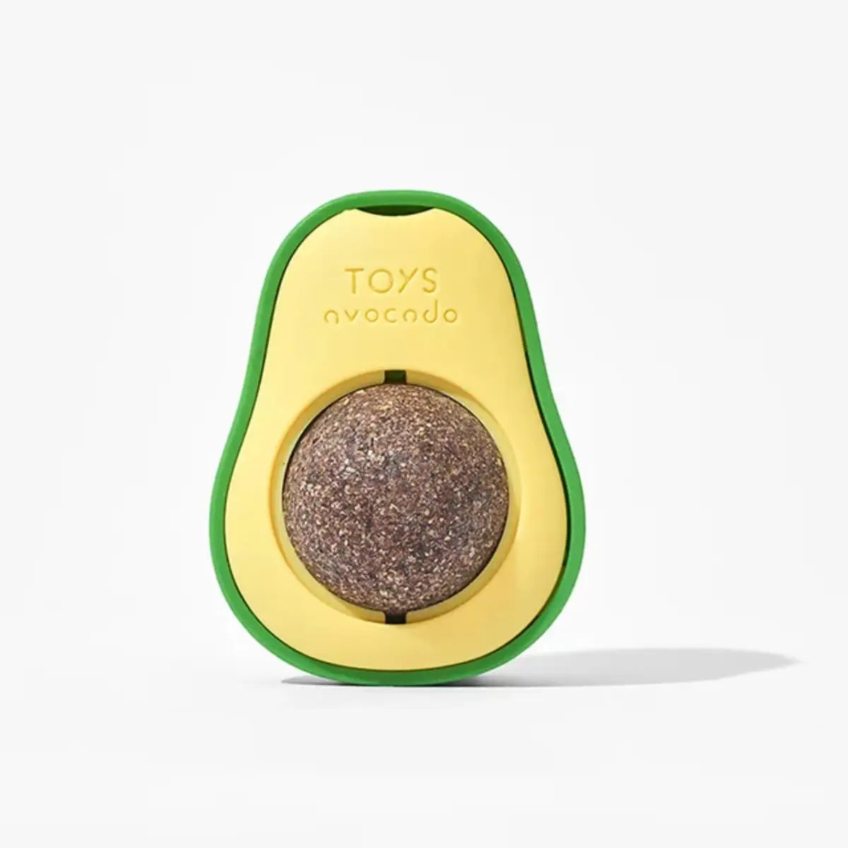 Avocado Catnip Ball Toy Rotating Interactive Cat Treat Toy