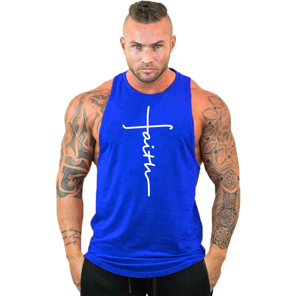 Mens Stringer Gym Tank Top Sleeveless Workout Fitness Shirt