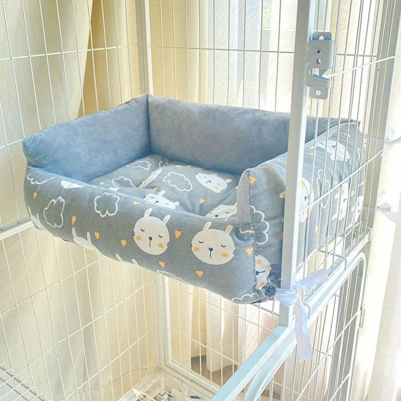 Petique Anchor Away Reversible Pet Bed Anti Anxiety Nonskid Comfort Bed