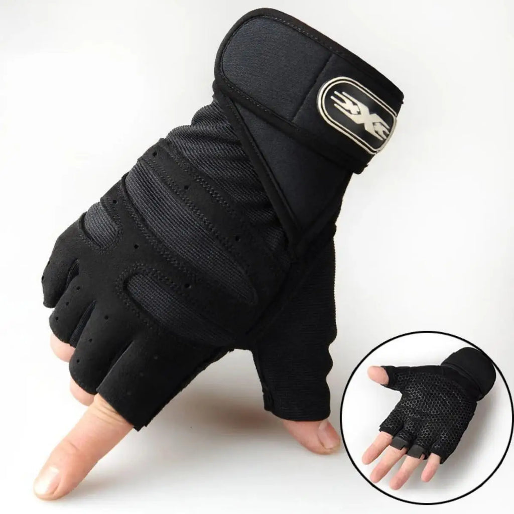Fitness Weight Lifting Gym Gloves with Wrist Support for Men Women