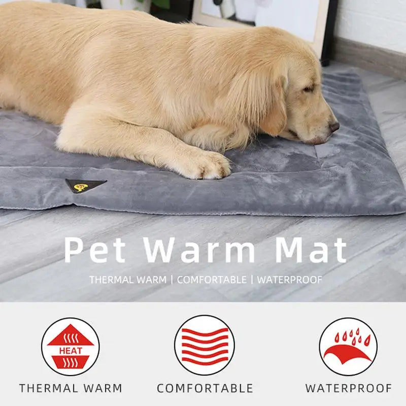 Self Heating Pet Bed Warm Insulated Dog Cat Mat for Winter