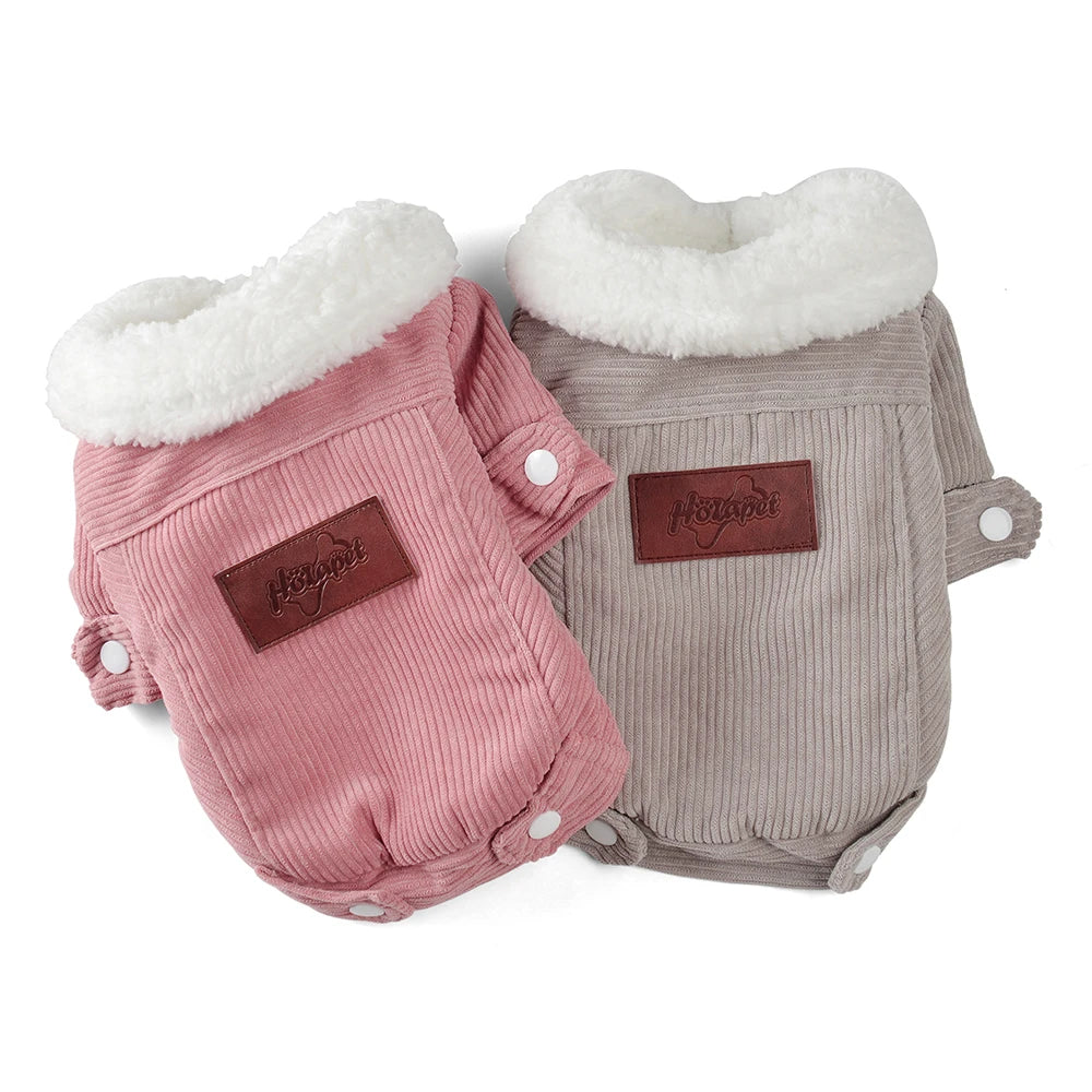 Warm Puppy Dog Coat Jacket for Small and Medium Dogs Winter Pet Clothes