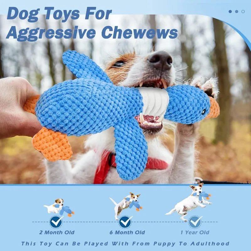 Indestructible Squeaky Chew Toy for Cats and Dogs