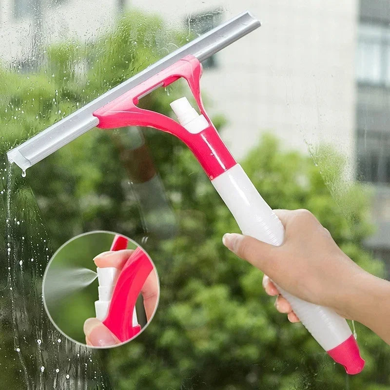 Spray Window Cleaning Brush Multifunction Glass Cleaner Tool
