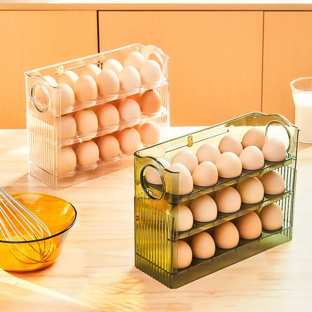 3 Tier Egg Organizer Refrigerator Egg Storage Container