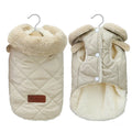 Warm Chihuahua Dog Winter Coat Fur Collar Jacket for Small Dogs and Cats