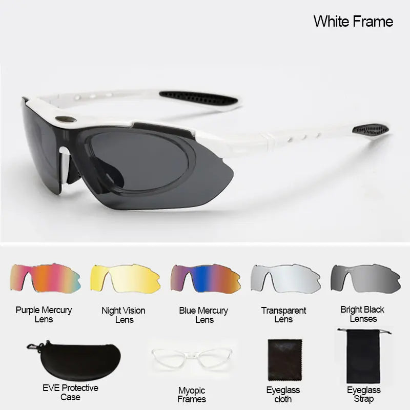 Sports Cycling Sunglasses UV Protection Bike Riding Glasses for Men Women