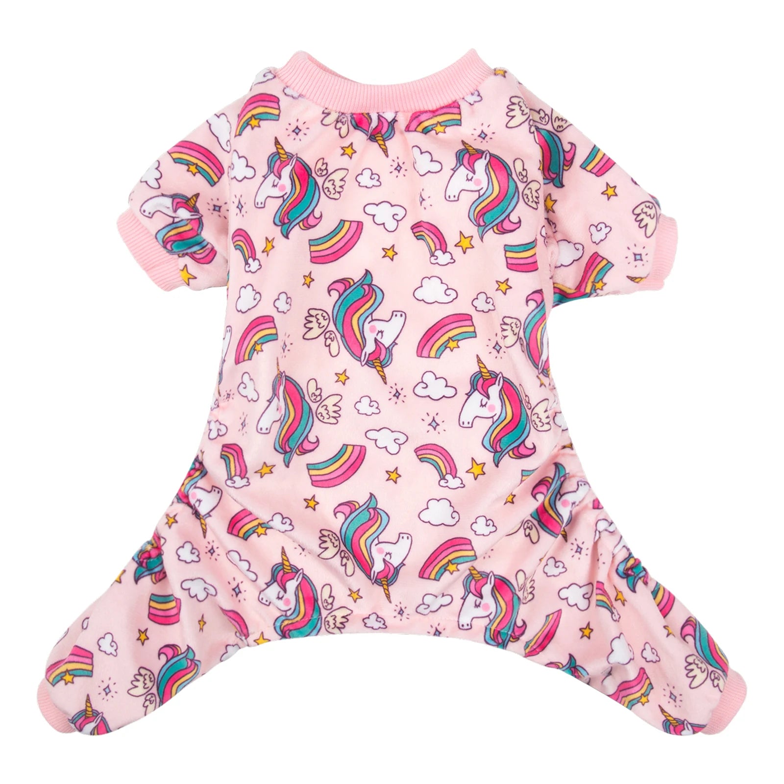 CuteBone Dog Pajamas Printed Pet Onesie for Male and Female Dogs