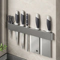 Wall Mounted Kitchen Knife Organizer Multifunctional Storage Rack