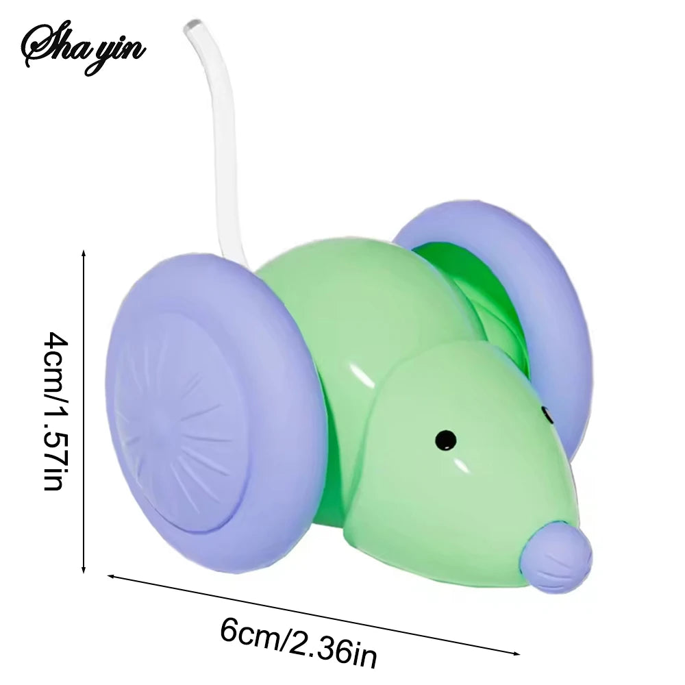 Electric Running Mouse Cat Toy Interactive Self Play Pet Toy